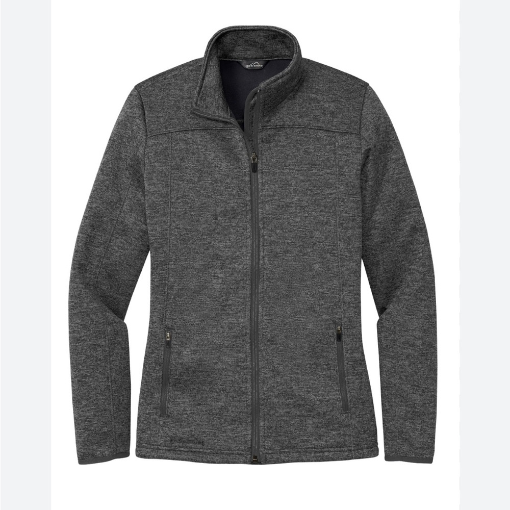 Eddie Bauer Women's Storm Repel Full Zip Jacket Dark Heather Grey Size Small - Picture 3 of 13